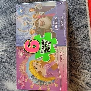 Disney 6 Pack of Puzzles 24 to 48 Piece